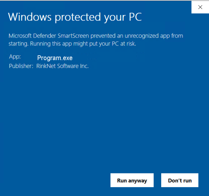 Antivirus false positive illustration